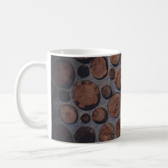 Cork wood decors kaffeetasse (Links)