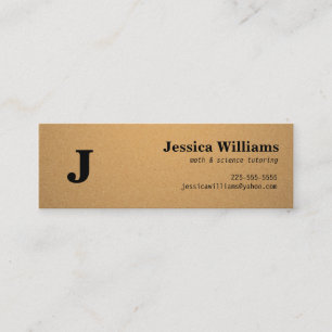 Corkboard Telefonkarte Mini Visitenkarte