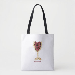 Corks Weinglas Personalisiert Tasche