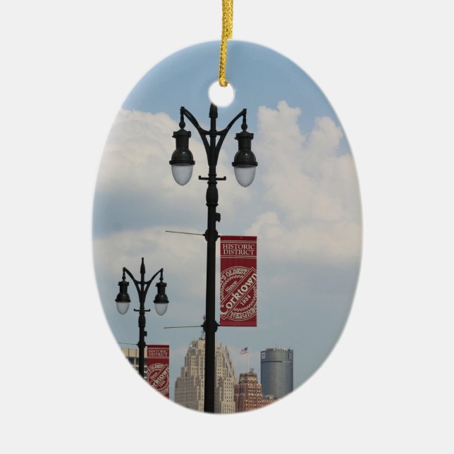 Corktown, Detroit, Michigan Keramikornament (Vorne)