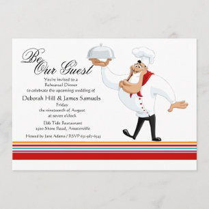 Corky Koch Probe Abendessen Party Einladung