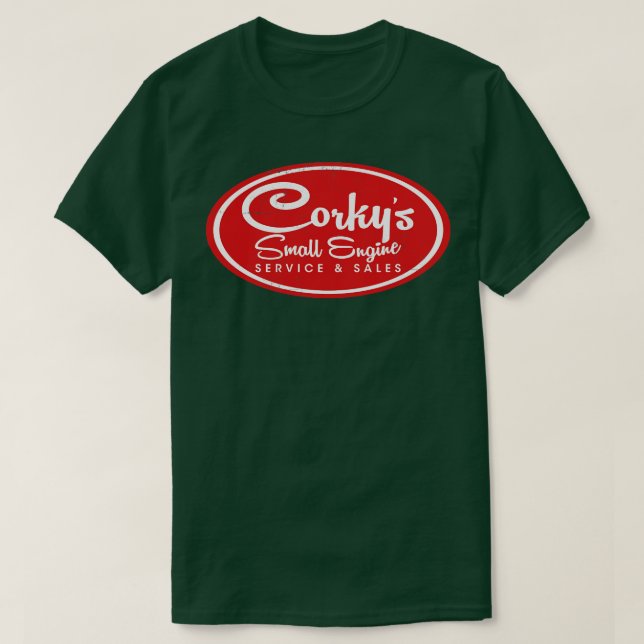 Corkys Kleiner Motor T-Shirt (Design vorne)