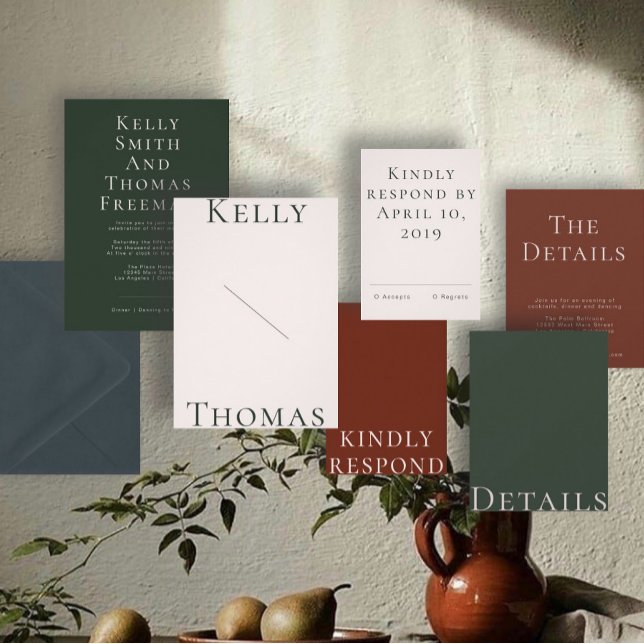 Cormorant Faire-part de mariage (Créateur téléchargé)