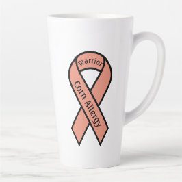 Corn Allergy Warrior Ribbon Milchtasse