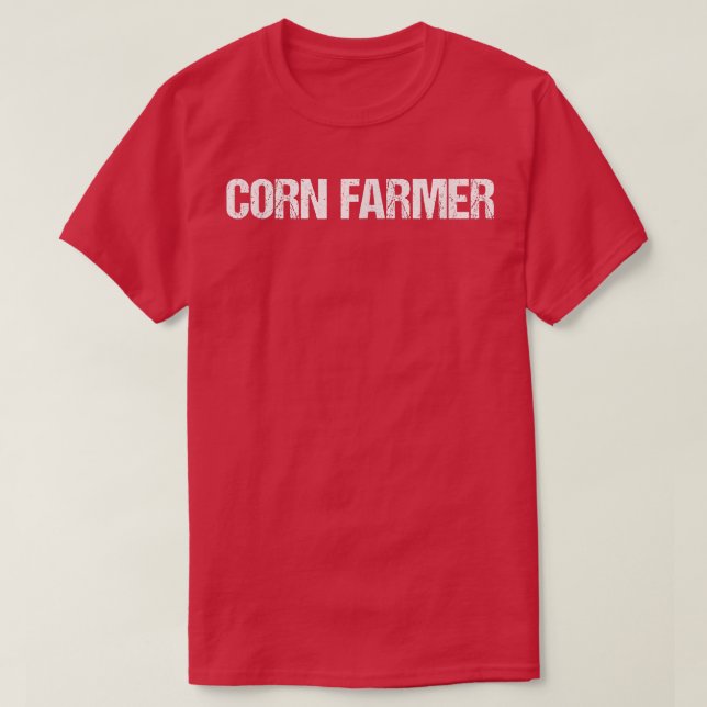 Corn Bauer Einfache Bezeichnung T-Shirt (Design vorne)