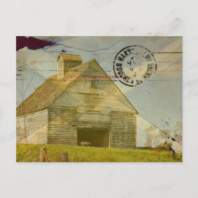 Corn Crib Postkarte (Vorderseite)