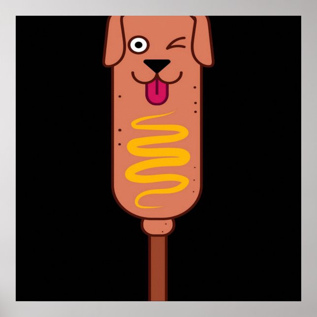 Corn Dog Lovers Poster (Vorne)