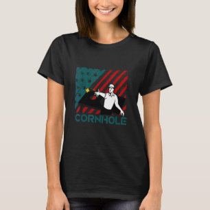 Corn Hole Tossing Turnier Spiel Cornhole T-Shirt