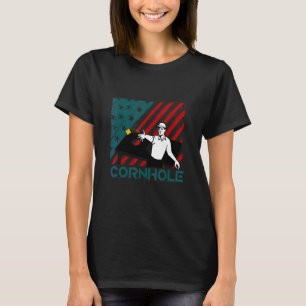 Corn Hole Tossing Turnier Spiel Cornhole T-Shirt
