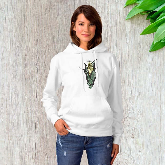Corn on the Cob Rustic Farmhouse Vegetable Hoodie (Von Creator hochgeladen)