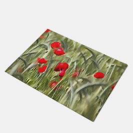 Corn Poppies Fußmatte