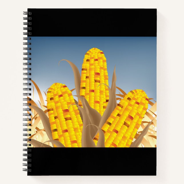 Corn Spiral Notebook Notizbuch (Vorderseite)