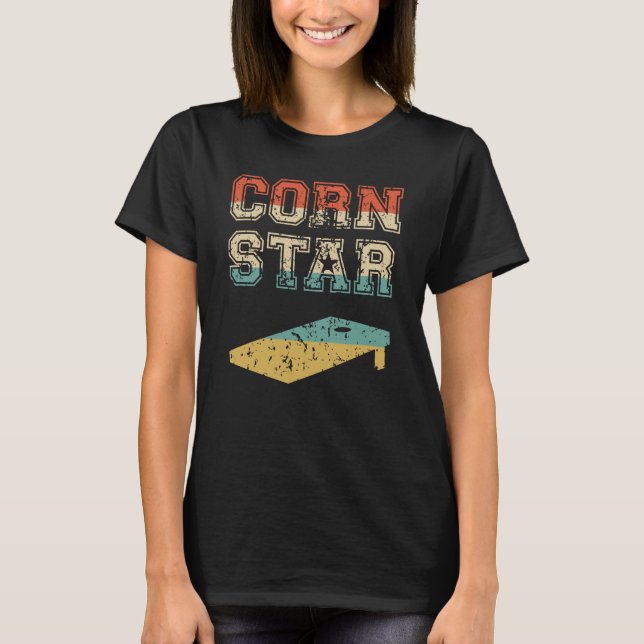 Corn Star Cornhole T-Shirt (Vorderseite)