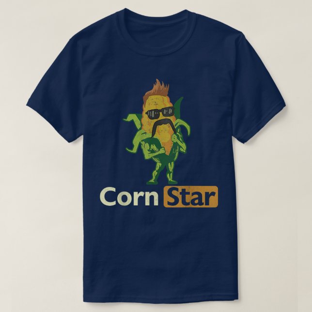 Corn Star Funny Bauer Meme T-Shirt (Design vorne)
