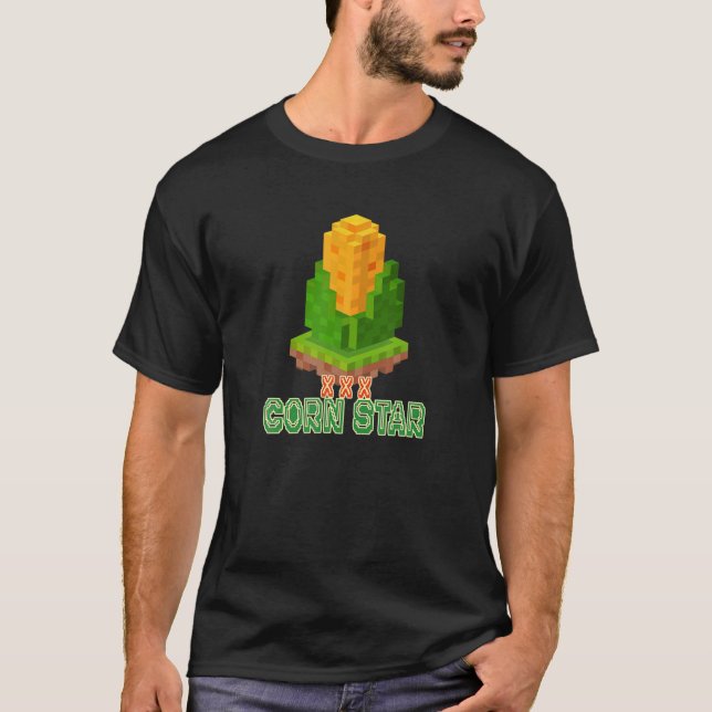 Corn Star - Funny Pun Corn T-Shirt (Vorderseite)