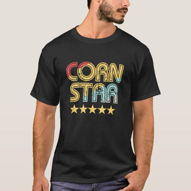 Corn Star Team Cornhole T-Shirt (Vorderseite)