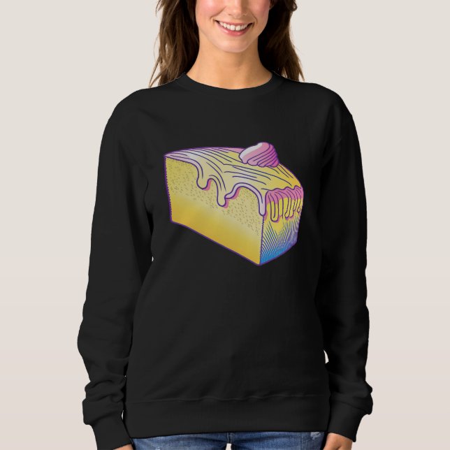 Cornbread Vaporwave Retrowave Aesthetic Sweatshirt (Vorderseite)