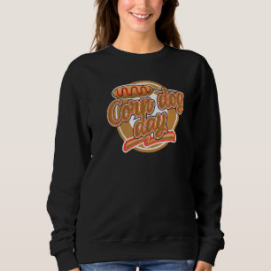 Corndog Days Meat Funny Corndog Feinschmecker Frau Sweatshirt