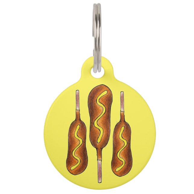 Corndog mit Senf Staat Fair Feinschmecker Tiermarke (Vorderseite)