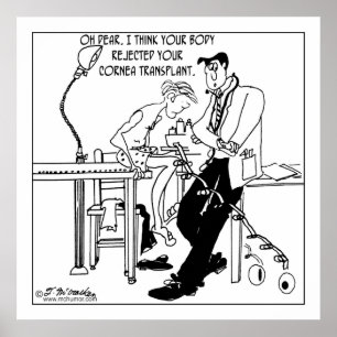 Cornea Transplantatabstoßung Poster