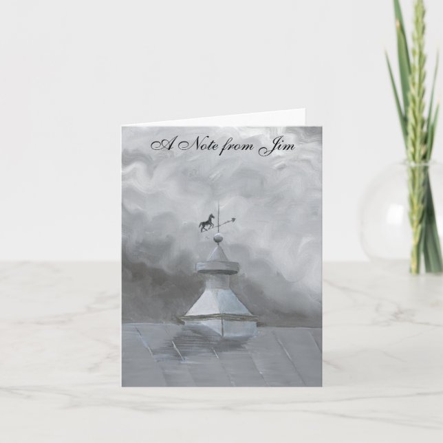 Corneille et girouette météorologique (Devant)