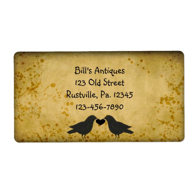 Corneilles et Étiquette des affaires cardiaques (Devant)