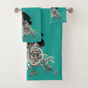 Corneilles Roses turquoises