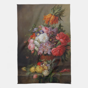 Cornelis Johannes van Hulsteijn Vase mit Blume Geschirrtuch