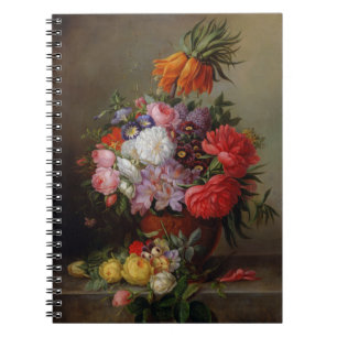 Cornelis Johannes van Hulsteijn Vase mit Blume Notizblock