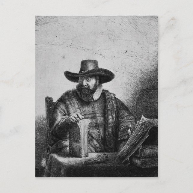 Cornelius Claesz Anslo 1640 Postkarte (Vorderseite)