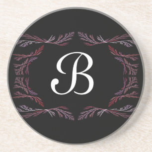 Corner Series-16 - Pink Blk Untersetzer - 1 Farbto