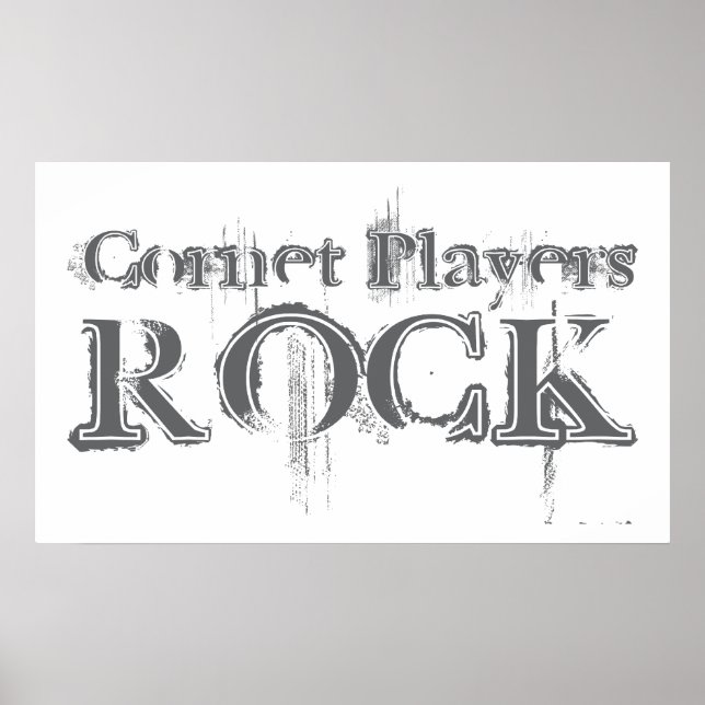 Cornet Players Rock Poster (Vorne)