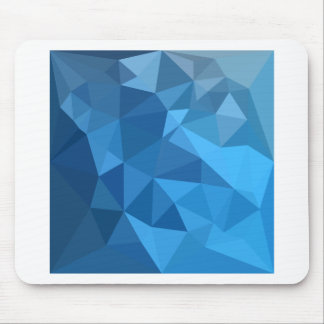 Cornflower-blauer abstrakter niedriger mousepad