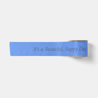 Cornflower Blue 6495ED - Benutzerdefinierte Meldun Satinband