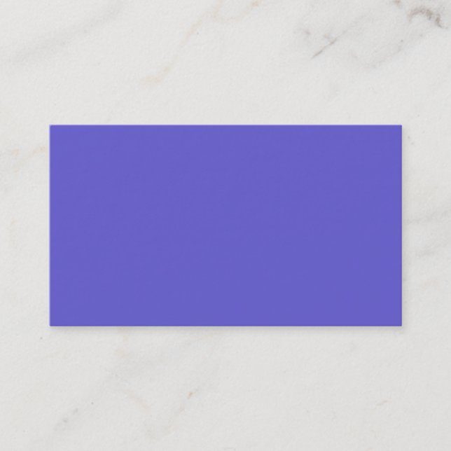 Cornflower Blue Business Card Visitenkarte (Vorderseite)