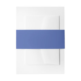 Cornflower Blue Einladung Bauchband Einladungsbanderole