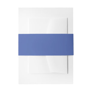 Cornflower Blue Einladung Bauchband Einladungsbanderole