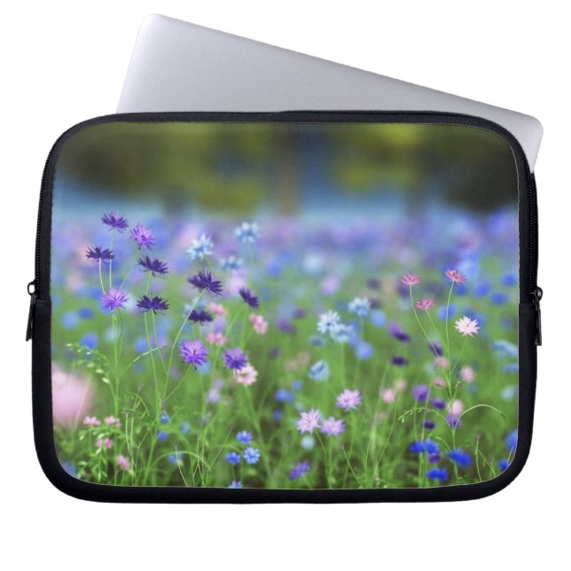Cornflower Blue Laptop Sleeve (Vorderseite)