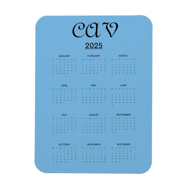 Cornflower Blue Magnet (Vertikal)