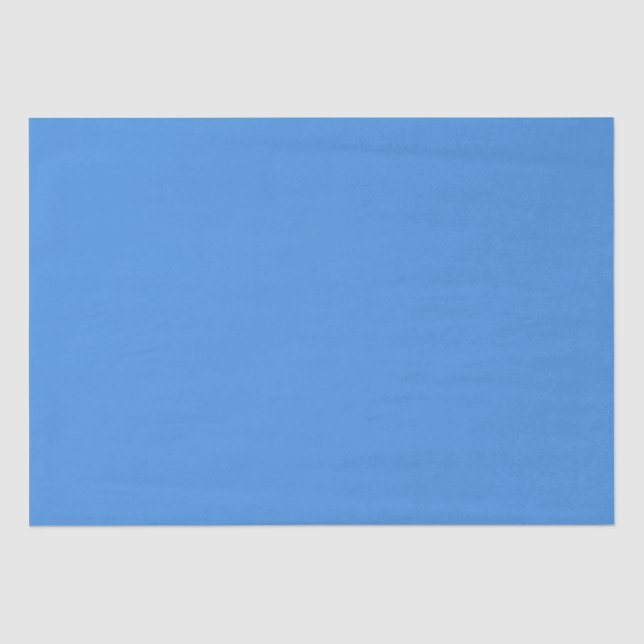 Cornflower Blue Modern Maximaler Weihnachten Seidenpapier (Vorderseite)
