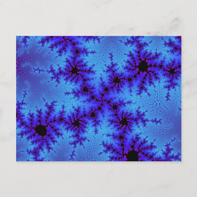 Cornflower Blue Speckle Postkarte (Vorderseite)