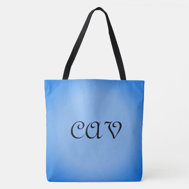 Cornflower Blue Tasche (Vorderseite)