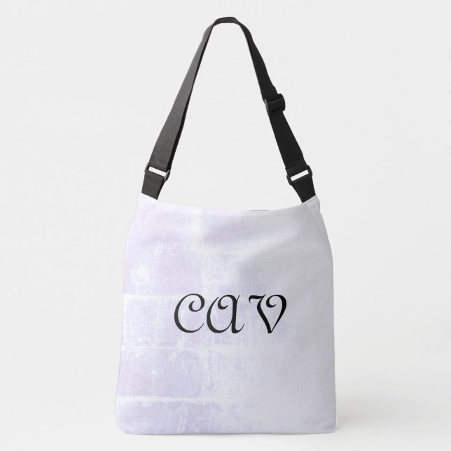 Cornflower Blue Tragetaschen Mit Langen Trägern (Vorderseite)