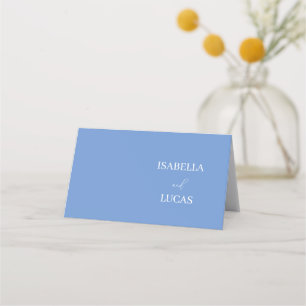 Cornflower Blue Wedding Platzkarte