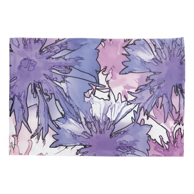 Cornflower Collage Kissenbezug (Rückseite-Links)