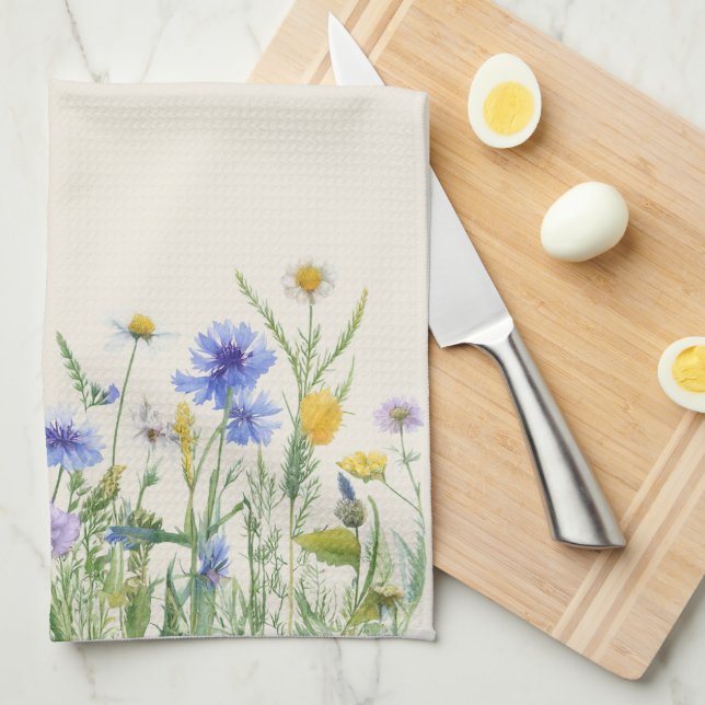 Cornflower Küchentücher (Viertel Falte)