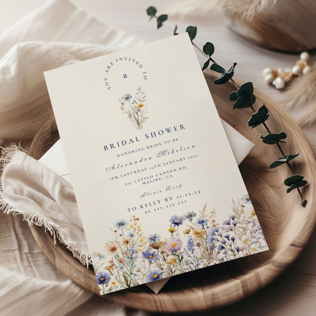 Cornflower Meadow Bridal Shower Einladung (Von Creator hochgeladen)