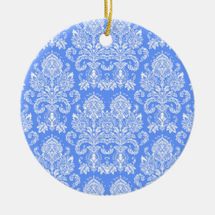 Cornflower Viktorianisch Damask Keramik Ornament