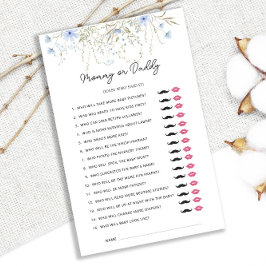 Cornflower Wildblume Babydusche Mommy oder Daddy