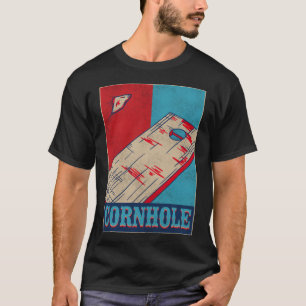 Cornhole Bean Bag Cornhole Retro Vintag T-Shirt